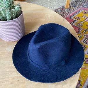 Navy Felt Fedora